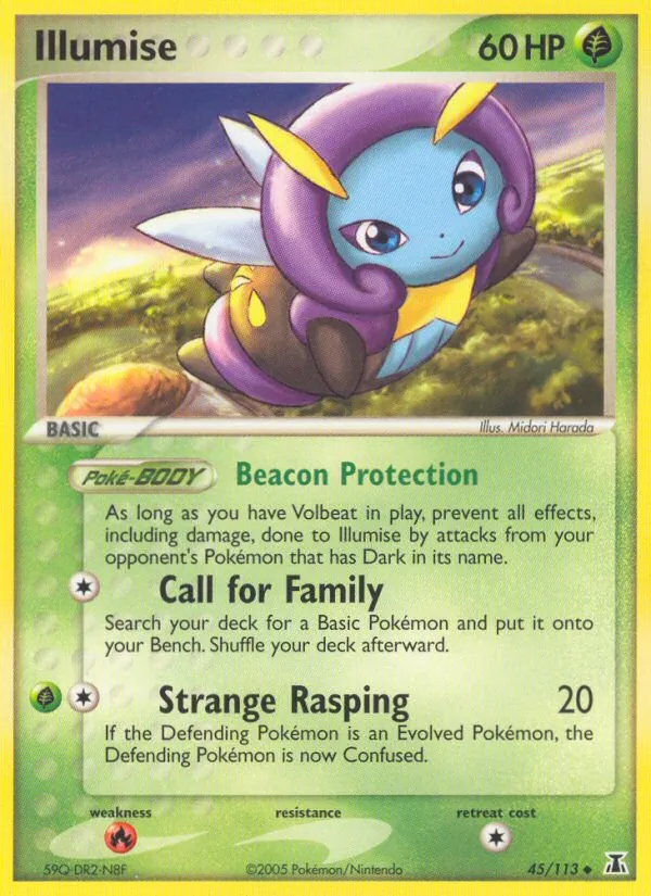 Illumise — Delta Species #45 (Pokémon TCG card)