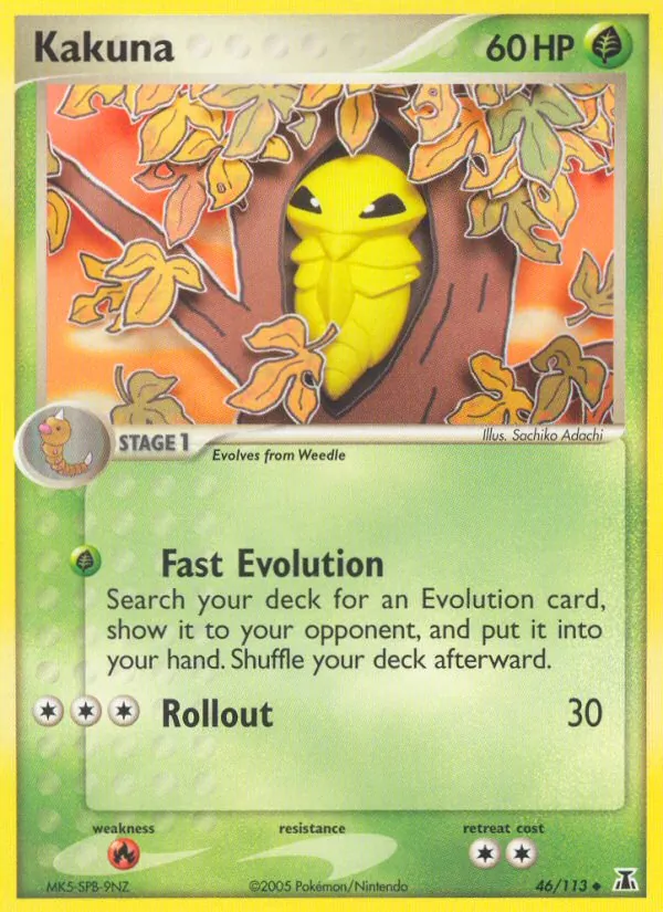 Kakuna — Delta Species #46 (Pokémon TCG card)