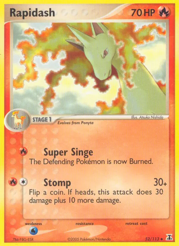 Rapidash — Delta Species #52 (Pokémon TCG card)