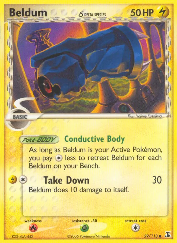 Beldum δ — Delta Species #59 (Pokémon TCG card)