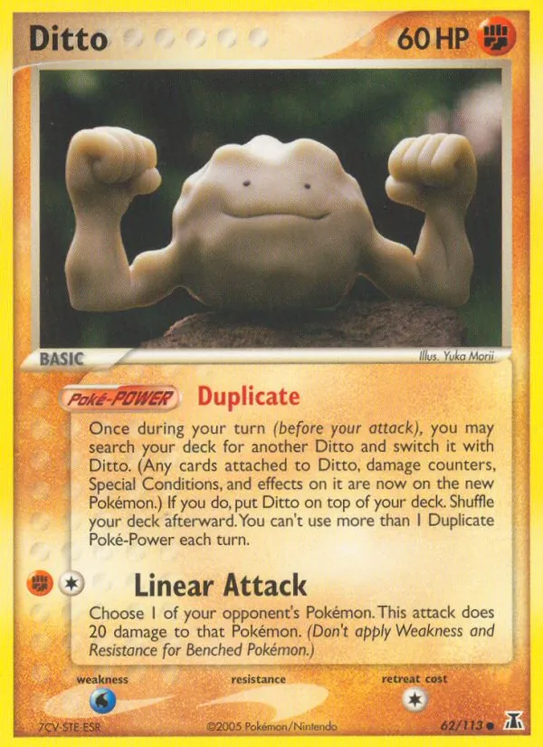Ditto — Delta Species #62 (Pokémon TCG card)