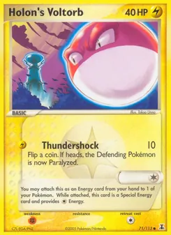 Holon's Voltorb (Delta Species #71)