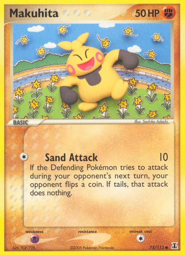 Makuhita — Delta Species #75 (Pokémon TCG card)