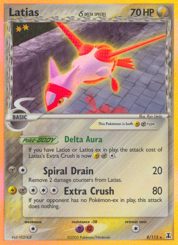 Latias δ — Delta Species #8 (Pokémon TCG card)