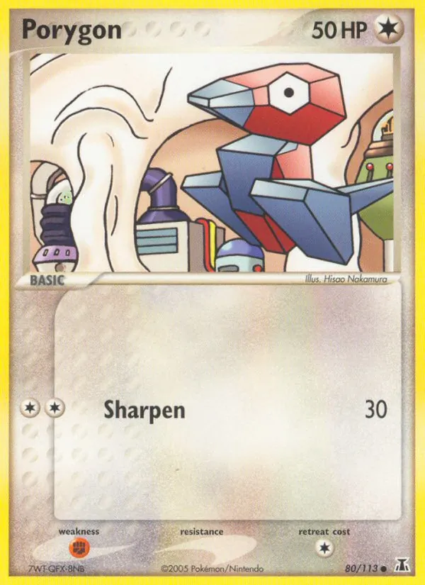 Porygon — Delta Species #80 (Pokémon TCG card)