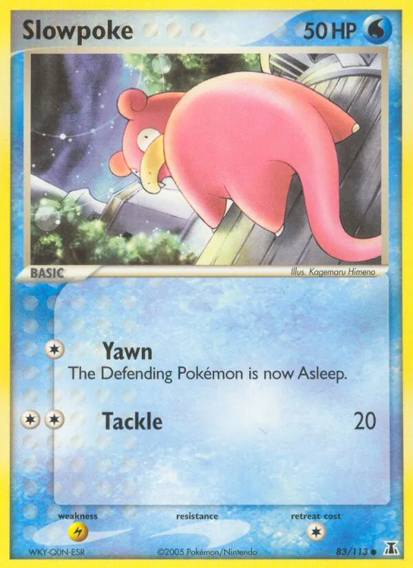 Slowpoke — Delta Species #83 (Pokémon TCG card)
