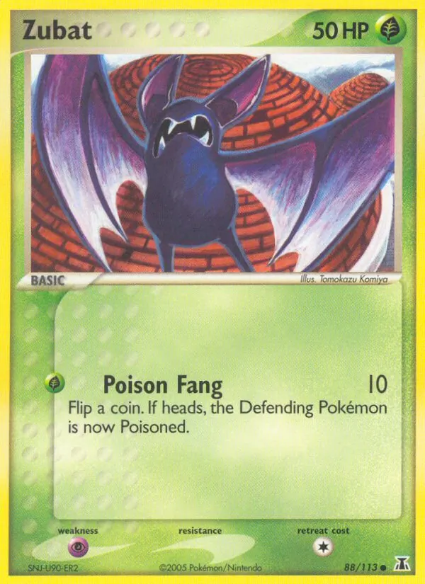 Zubat — Delta Species #88 (Pokémon TCG card)