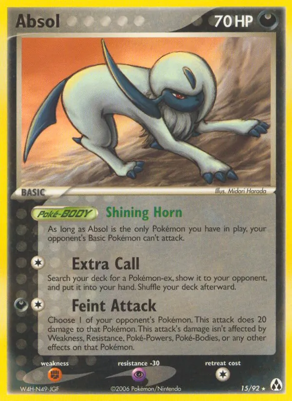 Absol — Legend Maker #15 (Pokémon TCG card)