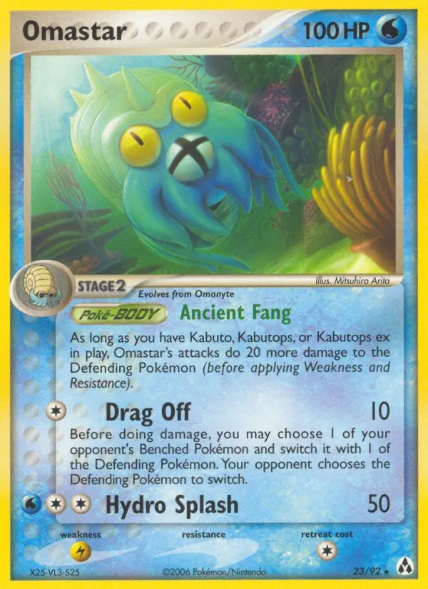 Omastar — Legend Maker #23 (Pokémon TCG card)