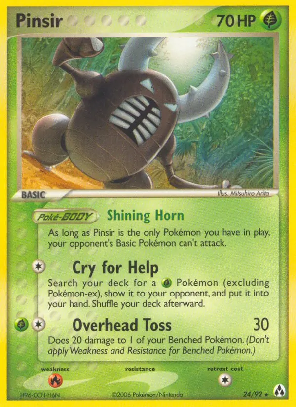Pinsir — Legend Maker #24 (Pokémon TCG card)