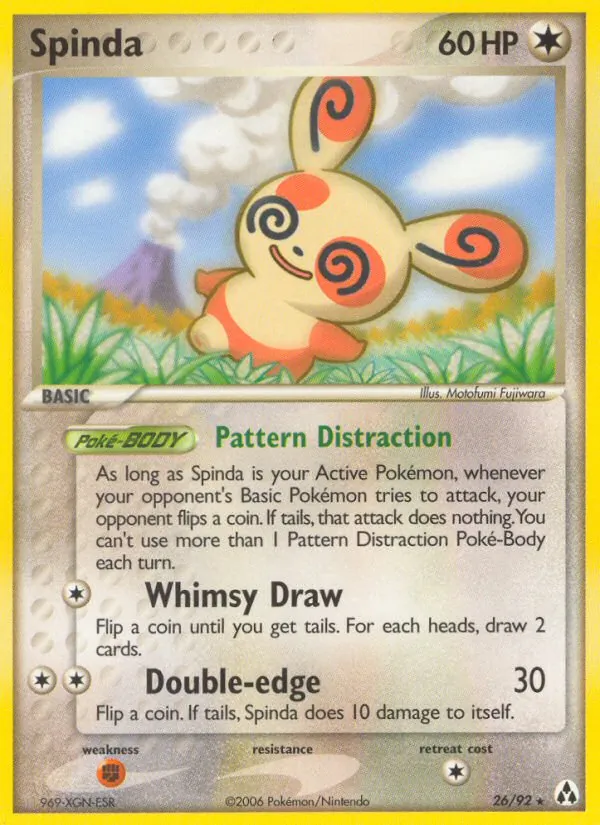 Spinda — Legend Maker #26 (Pokémon TCG card)