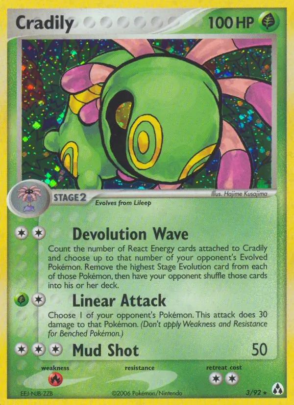 Cradily — Legend Maker #3 (Pokémon TCG card)