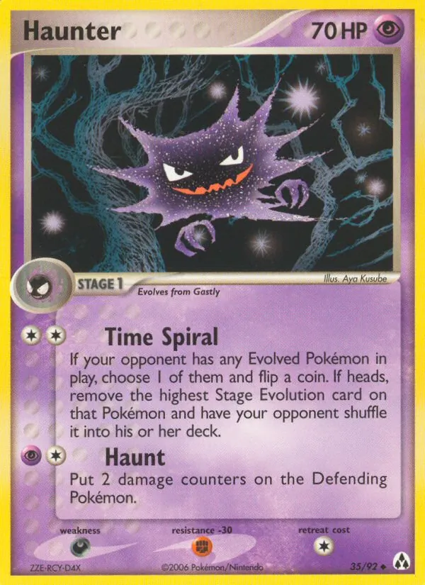 Haunter — Legend Maker #35 (Pokémon TCG card)
