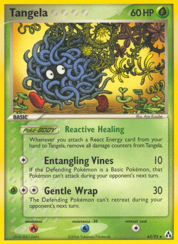 Tangela — Legend Maker #44 (Pokémon TCG card)