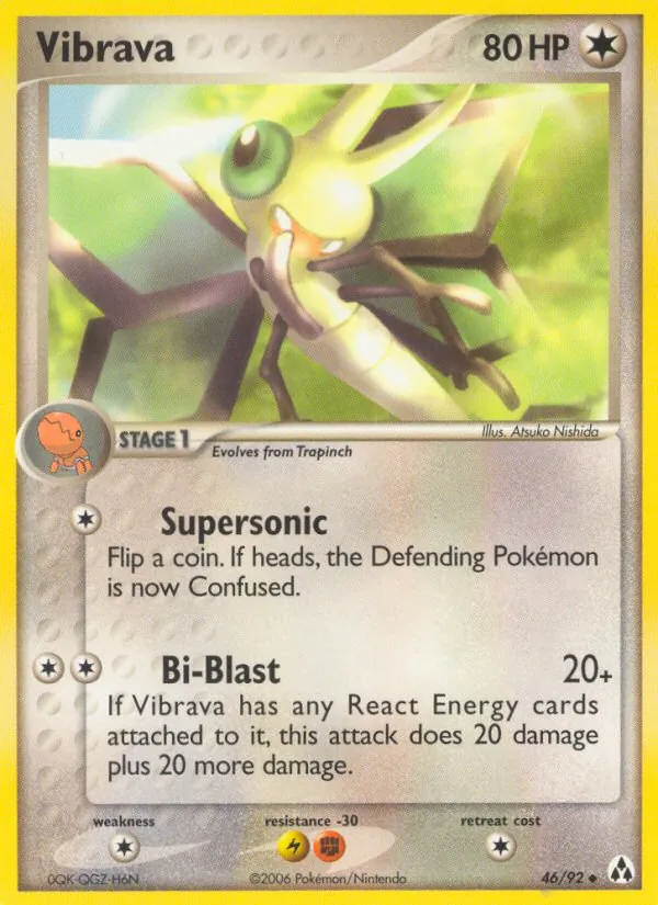 Vibrava — Legend Maker #46 (Pokémon TCG card)