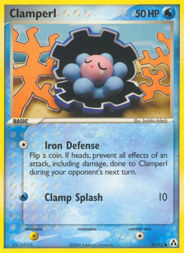 Clamperl — Legend Maker #51 (Pokémon TCG card)