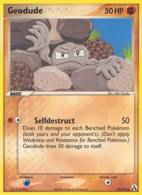 Geodude — Legend Maker #53 (Pokémon TCG card)