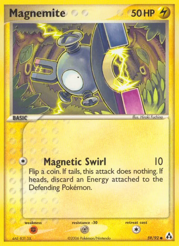 Magnemite — Legend Maker #59 (Pokémon TCG card)