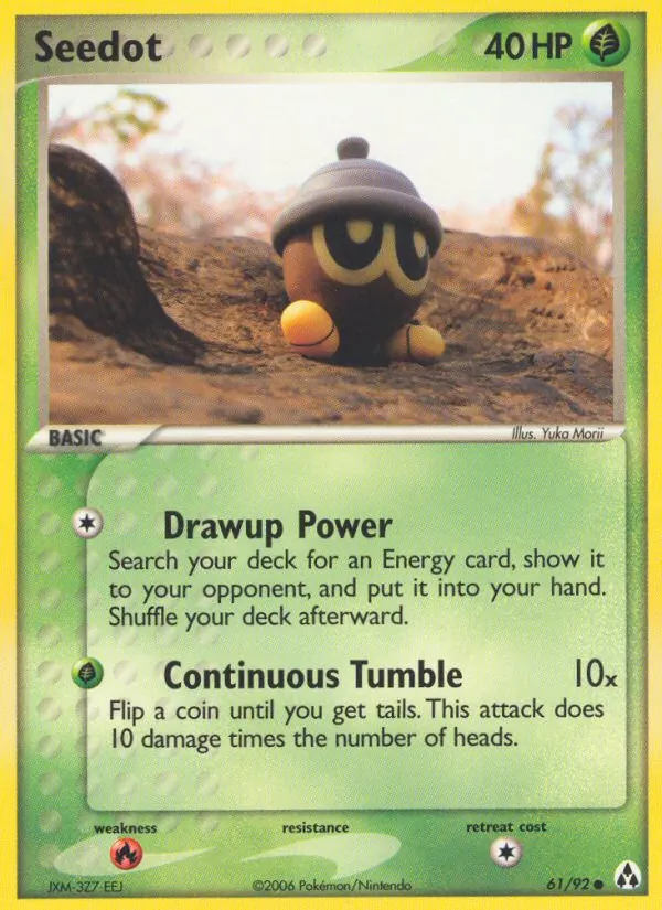 Seedot — Legend Maker #61 (Pokémon TCG card)