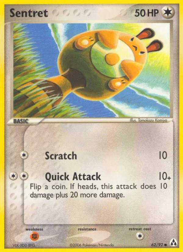 Sentret — Legend Maker #62 (Pokémon TCG card)