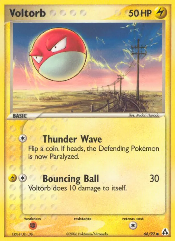 Voltorb — Legend Maker #68 (Pokémon TCG card)