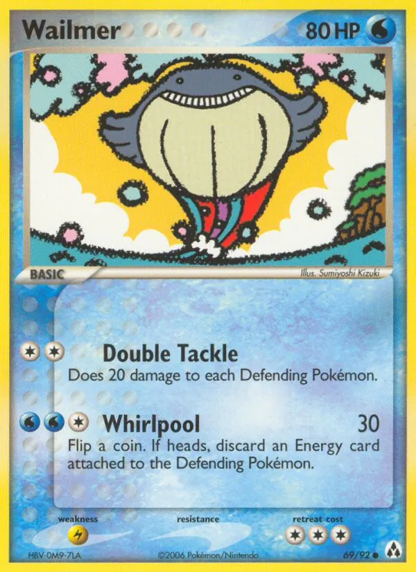 Wailmer — Legend Maker #69 (Pokémon TCG card)