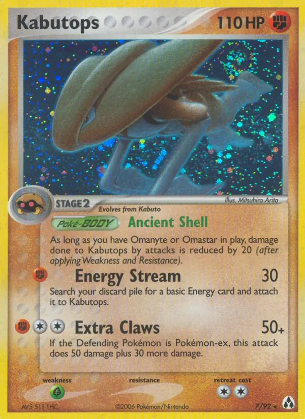 Kabutops — Legend Maker #7 (Pokémon TCG card)
