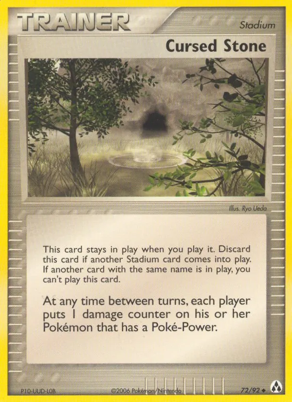 Cursed Stone — Legend Maker #72 (Pokémon TCG card)