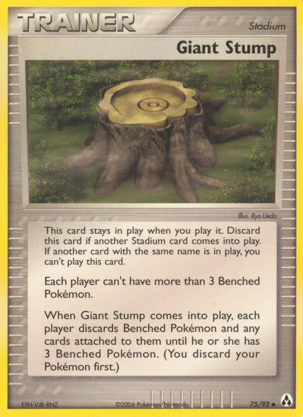 Giant Stump — Legend Maker #75 (Pokémon TCG card)