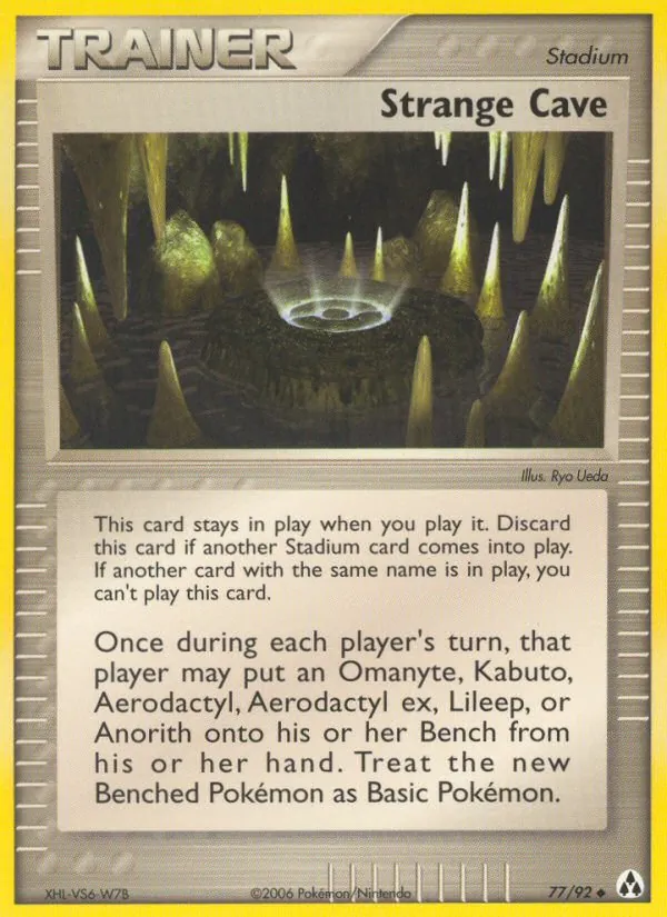 Strange Cave — Legend Maker #77 (Pokémon TCG card)