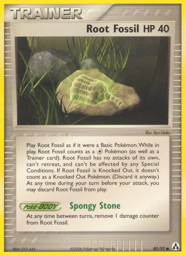 Root Fossil — Legend Maker #80 (Pokémon TCG card)
