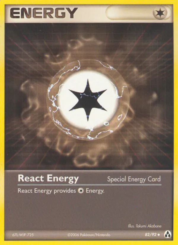 React Energy — Legend Maker #82 (Pokémon TCG card)