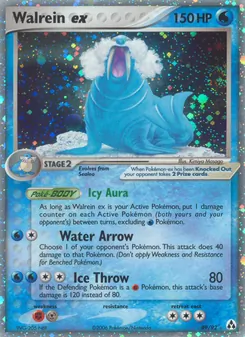 Walrein ex (Legend Maker #89)