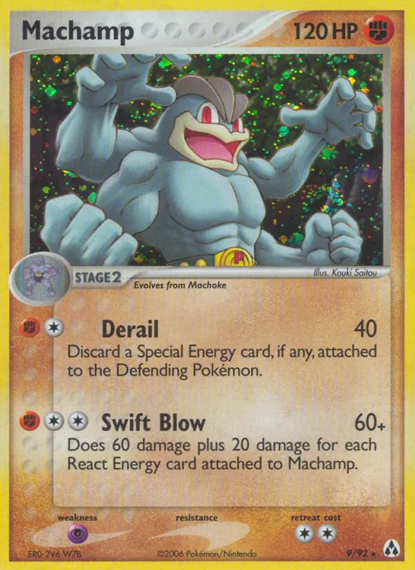 Machamp — Legend Maker #9 (Pokémon TCG card)