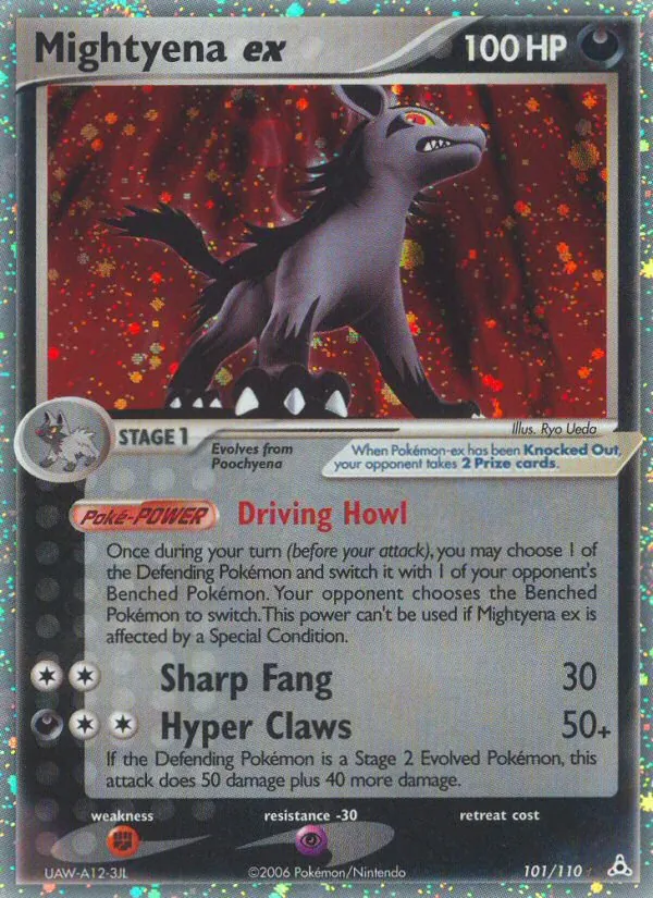 Mightyena ex — Holon Phantoms #101 (Pokémon TCG card)