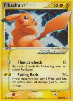 Pikachu Star (Holon Phantoms #104)