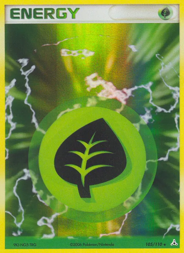 Grass Energy — Holon Phantoms #105 (Pokémon TCG card)