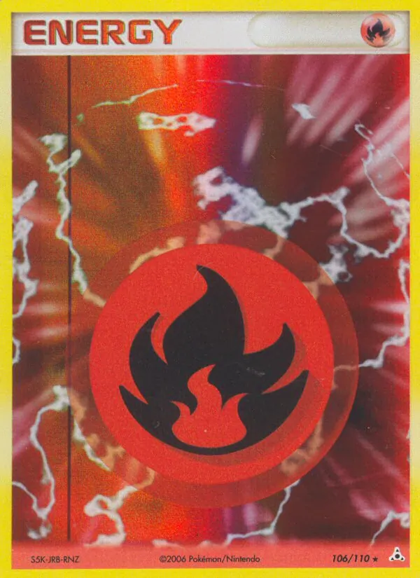 Fire Energy — Holon Phantoms #106 (Pokémon TCG card)