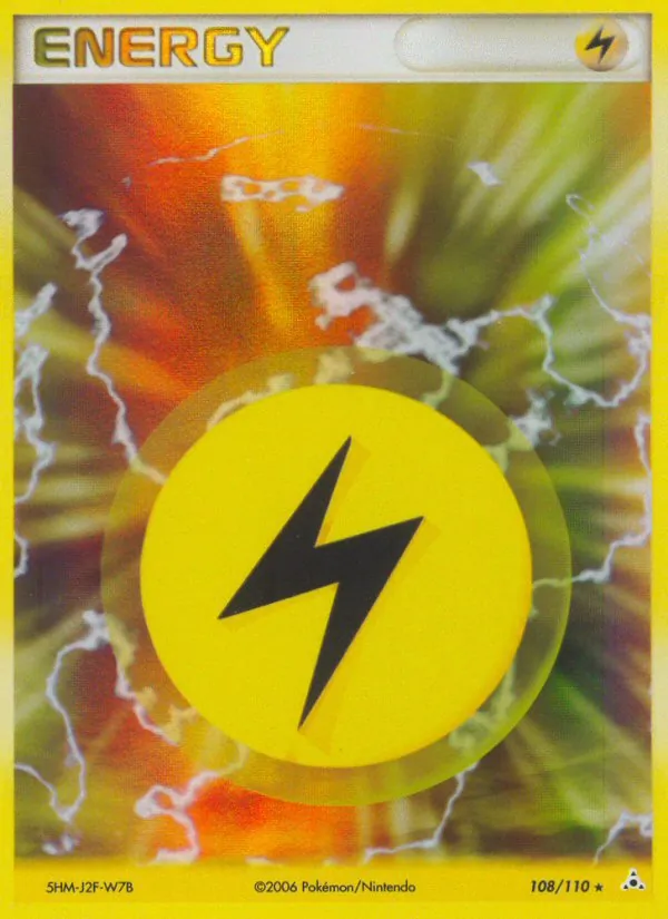 Lightning Energy — Holon Phantoms #108 (Pokémon TCG card)