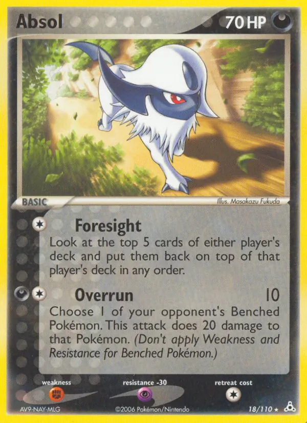 Absol — Holon Phantoms #18 (Pokémon TCG card)