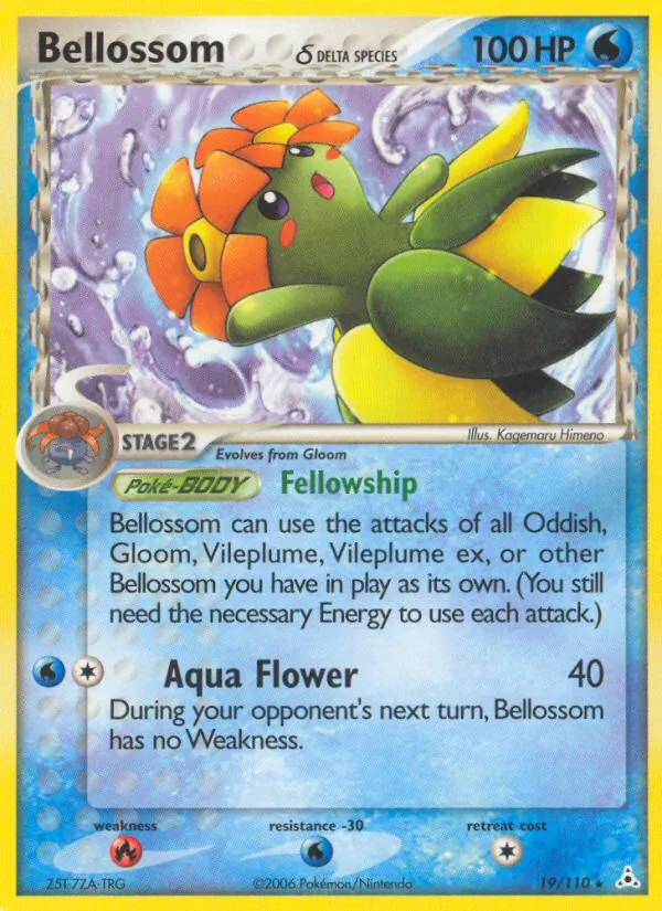 Bellossom δ — Holon Phantoms #19 (Pokémon TCG card)