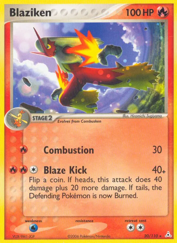 Blaziken — Holon Phantoms #20 (Pokémon TCG card)