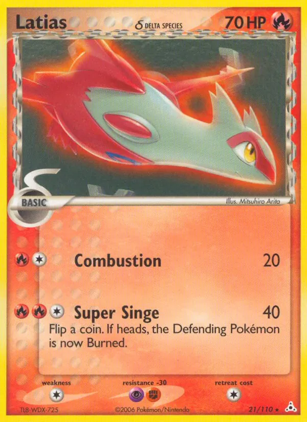 Latias δ — Holon Phantoms #21 (Pokémon TCG card)