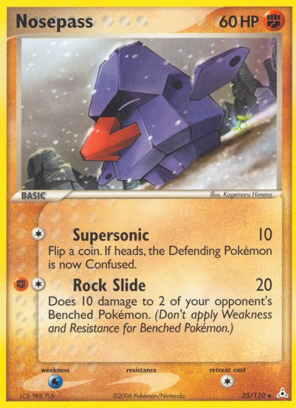 Nosepass — Holon Phantoms #25 (Pokémon TCG card)