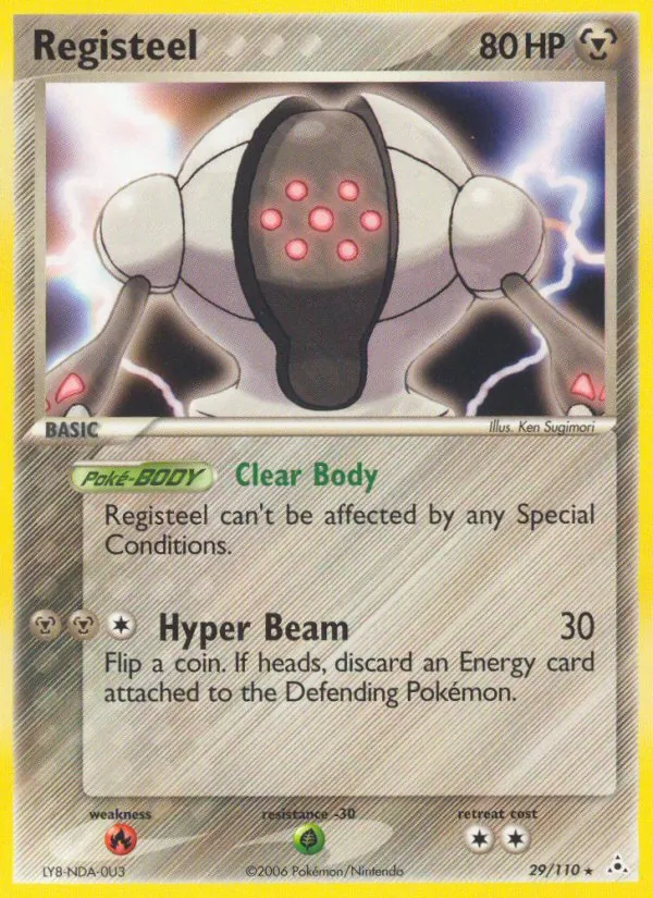 Registeel — Holon Phantoms #29 (Pokémon TCG card)
