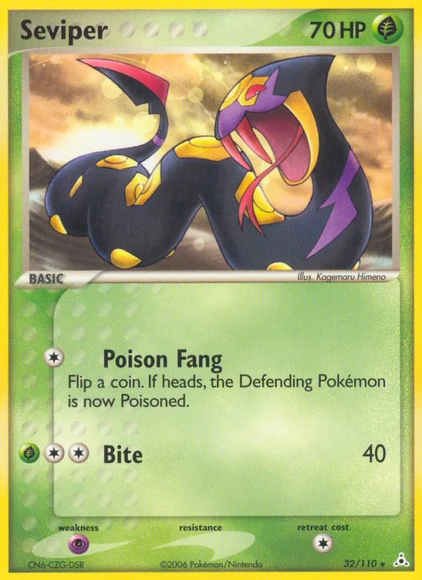 Seviper — Holon Phantoms #32 (Pokémon TCG card)