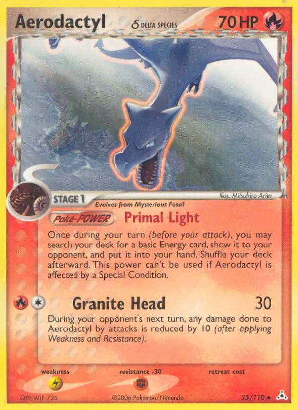 Aerodactyl δ — Holon Phantoms #35 (Pokémon TCG card)