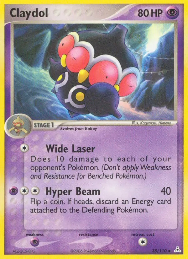 Claydol — Holon Phantoms #38 (Pokémon TCG card)
