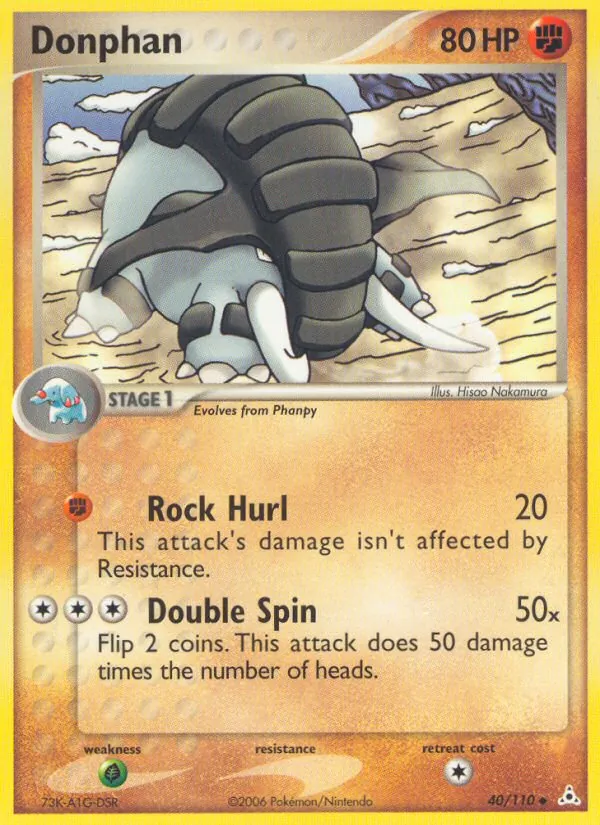Donphan — Holon Phantoms #40 (Pokémon TCG card)