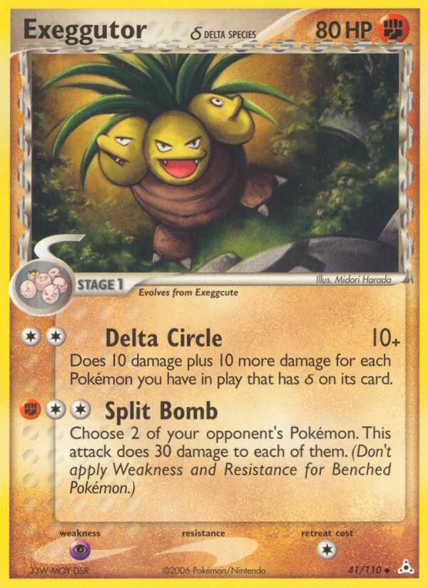 Exeggutor δ — Holon Phantoms #41 (Pokémon TCG card)